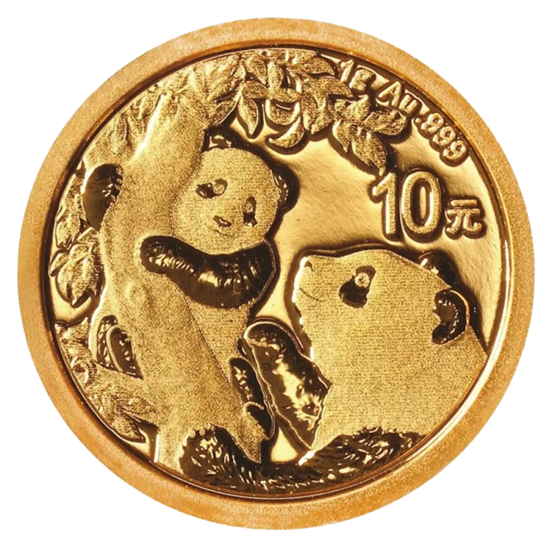 Zlatnik Panda 1 g 2024