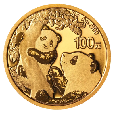 Zlatnik Panda 8 g 2024